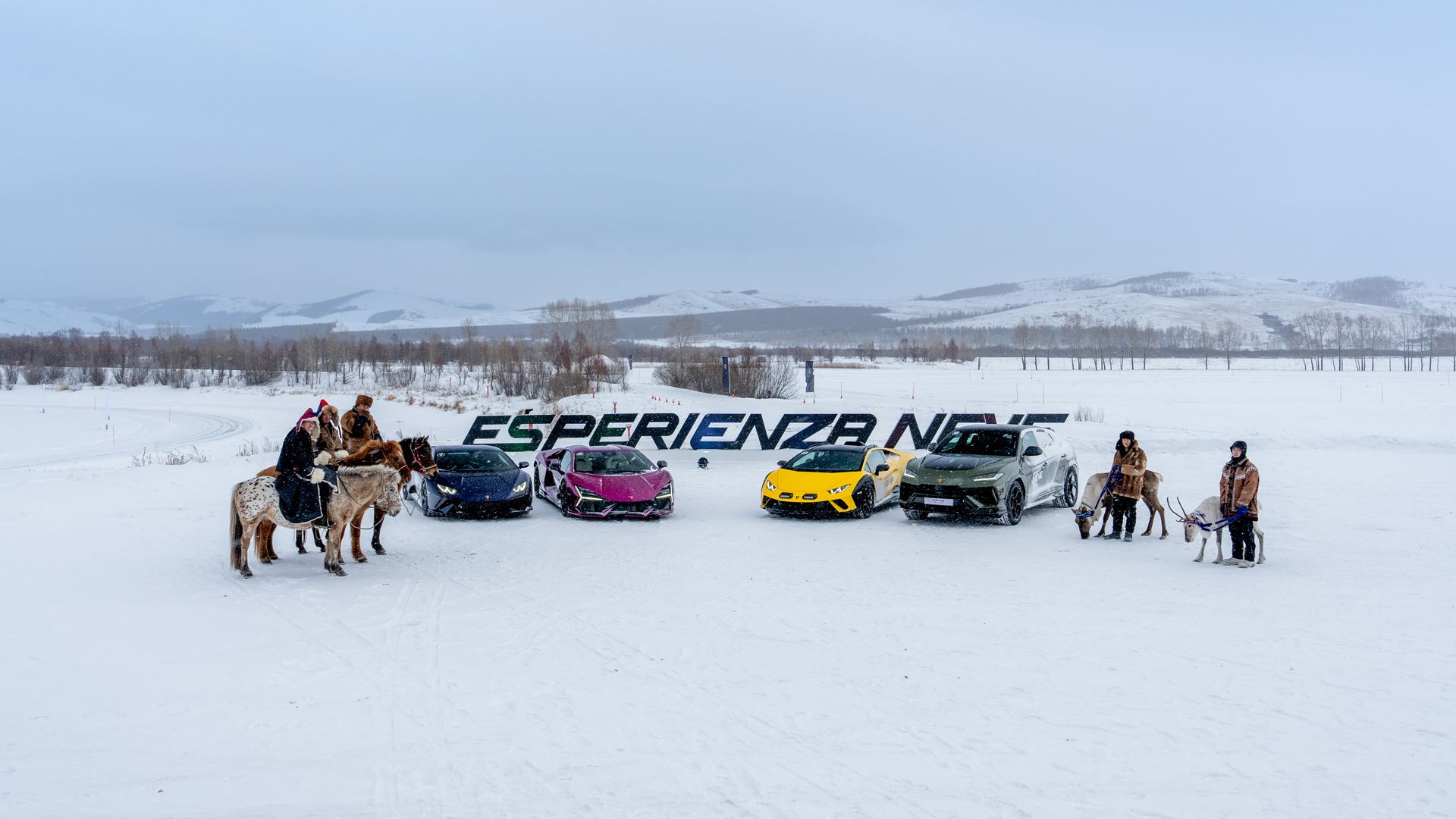 Lamborghini, “Esperienza Neve” na Mongólia