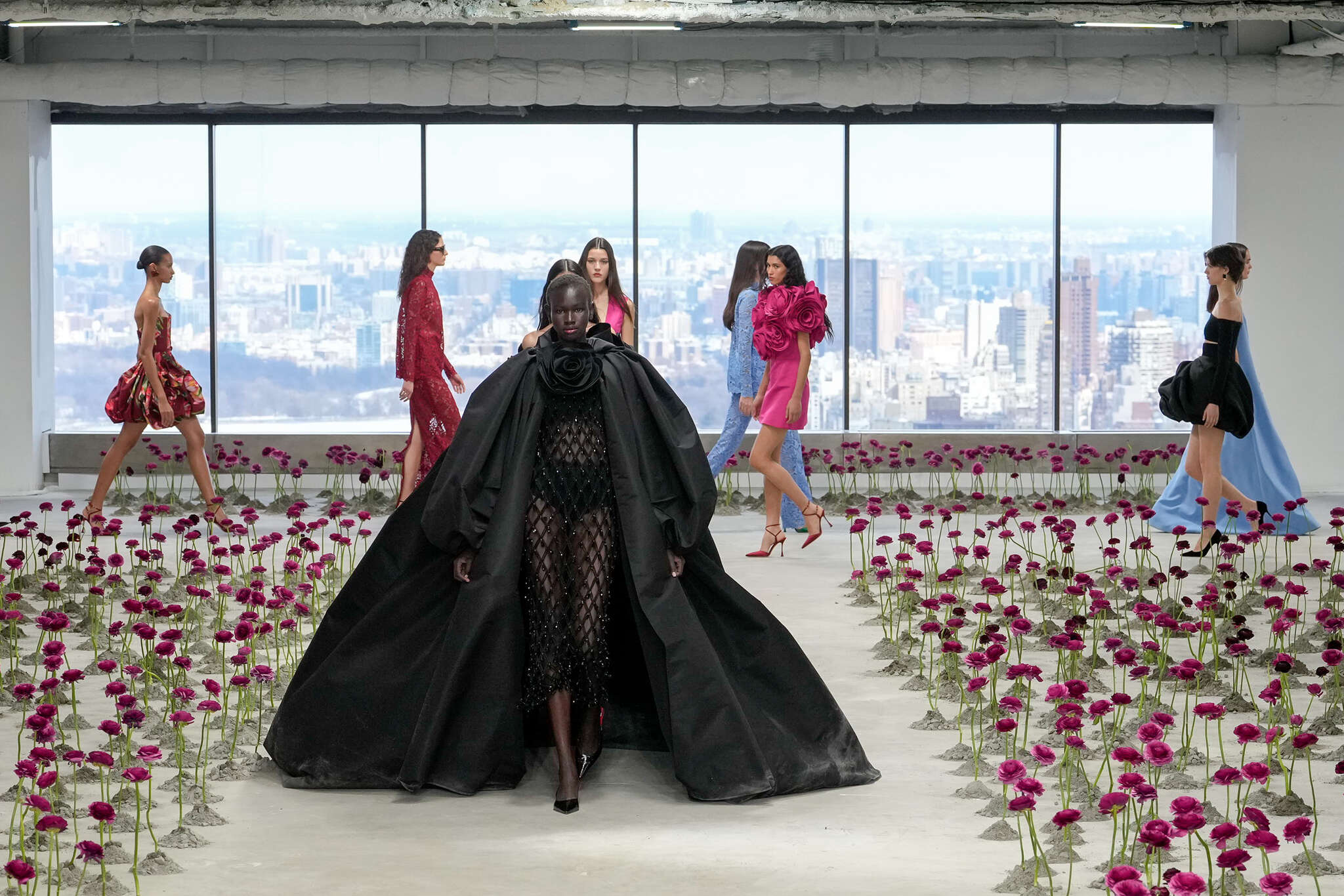 Carolina Herrera encanta na NYFW