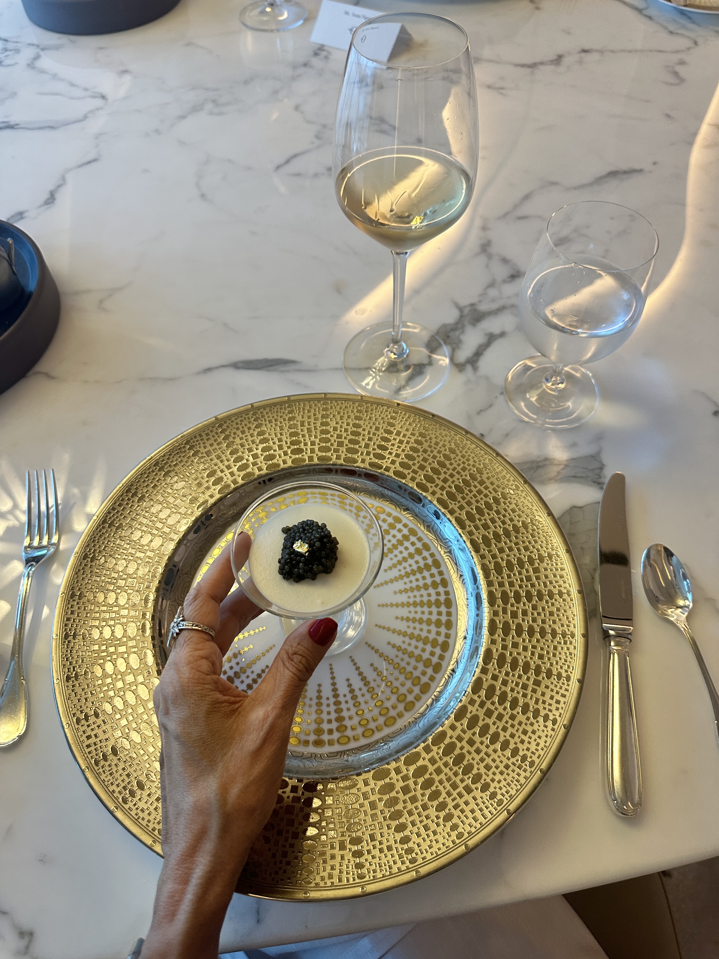 Gastronomia de luxo em alto-mar